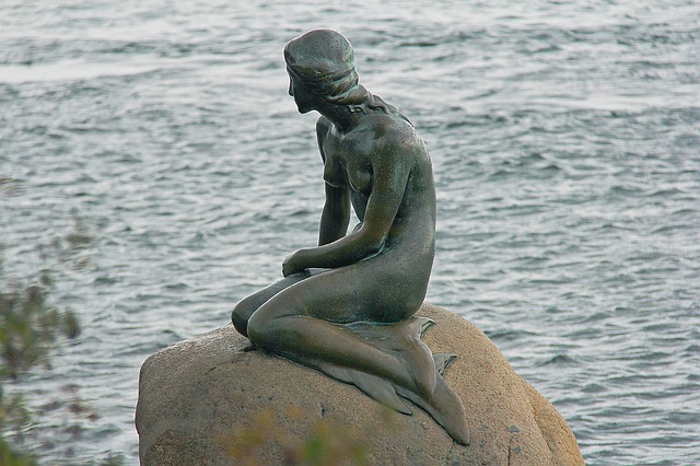 mořská panna socha